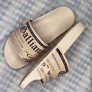 John Galliano pool slides